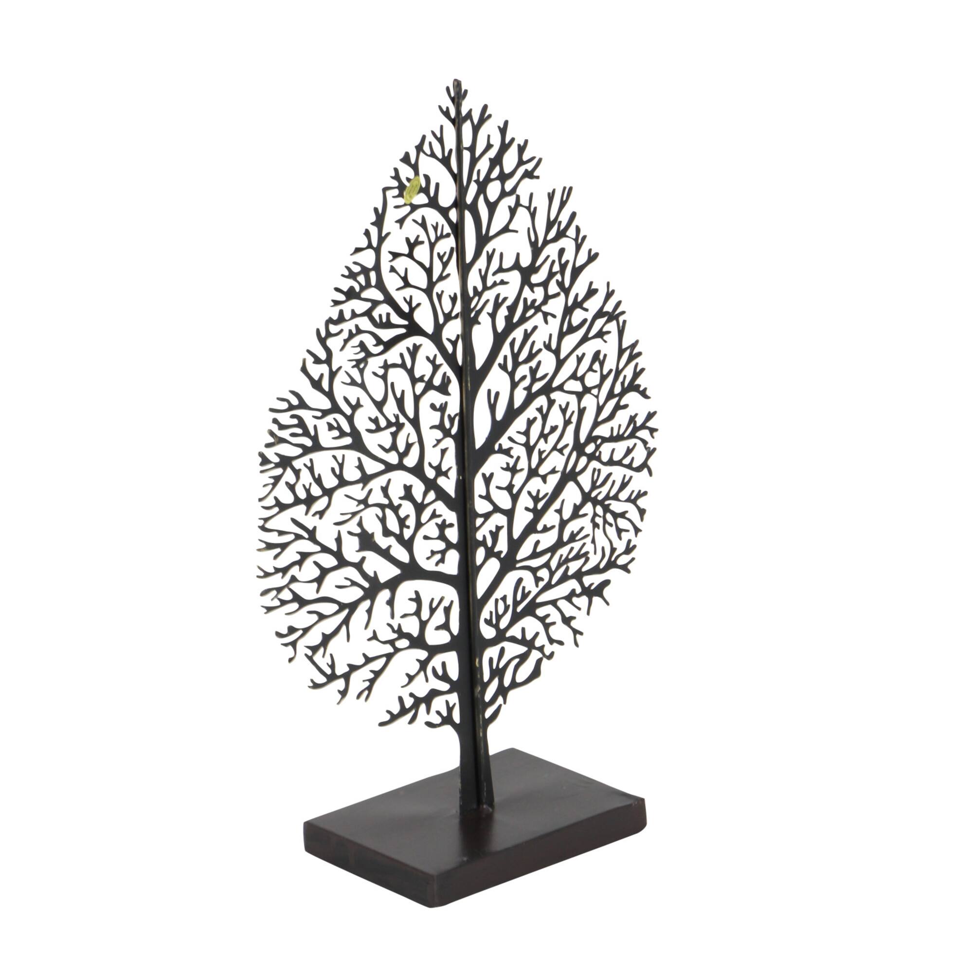 16" Gold Metal Traditional Nature Sculpture